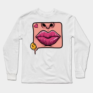 kiss for happiness Long Sleeve T-Shirt